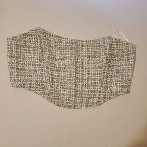 ALTAR'D STATE STRAPLESS CORSET CROP TOP - XXL
